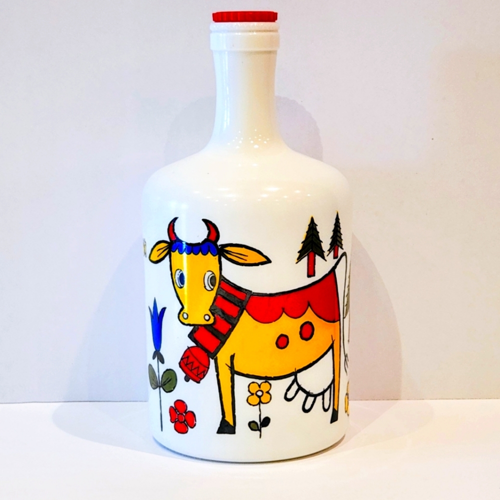 Vintage Milk Glass milk jar/ jug